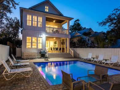 Luxury Seven Bedroom Rental Steps to the Beach Sleeps 25